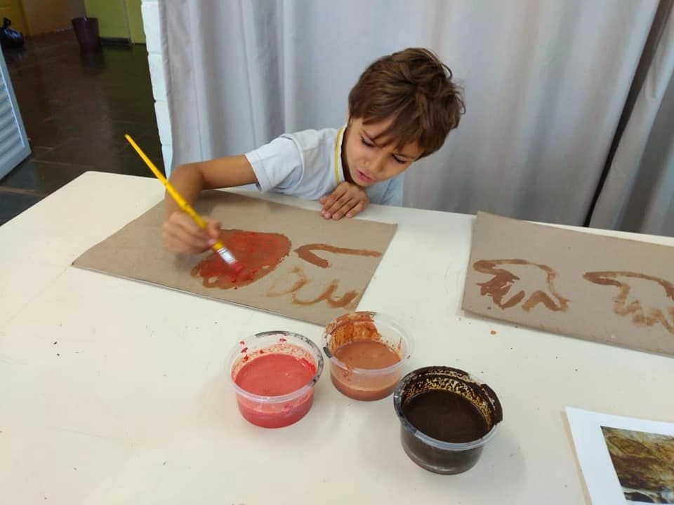 estrés Fonética Privilegiado Pintura rupestre com tintas naturais! | Colégio Inovati